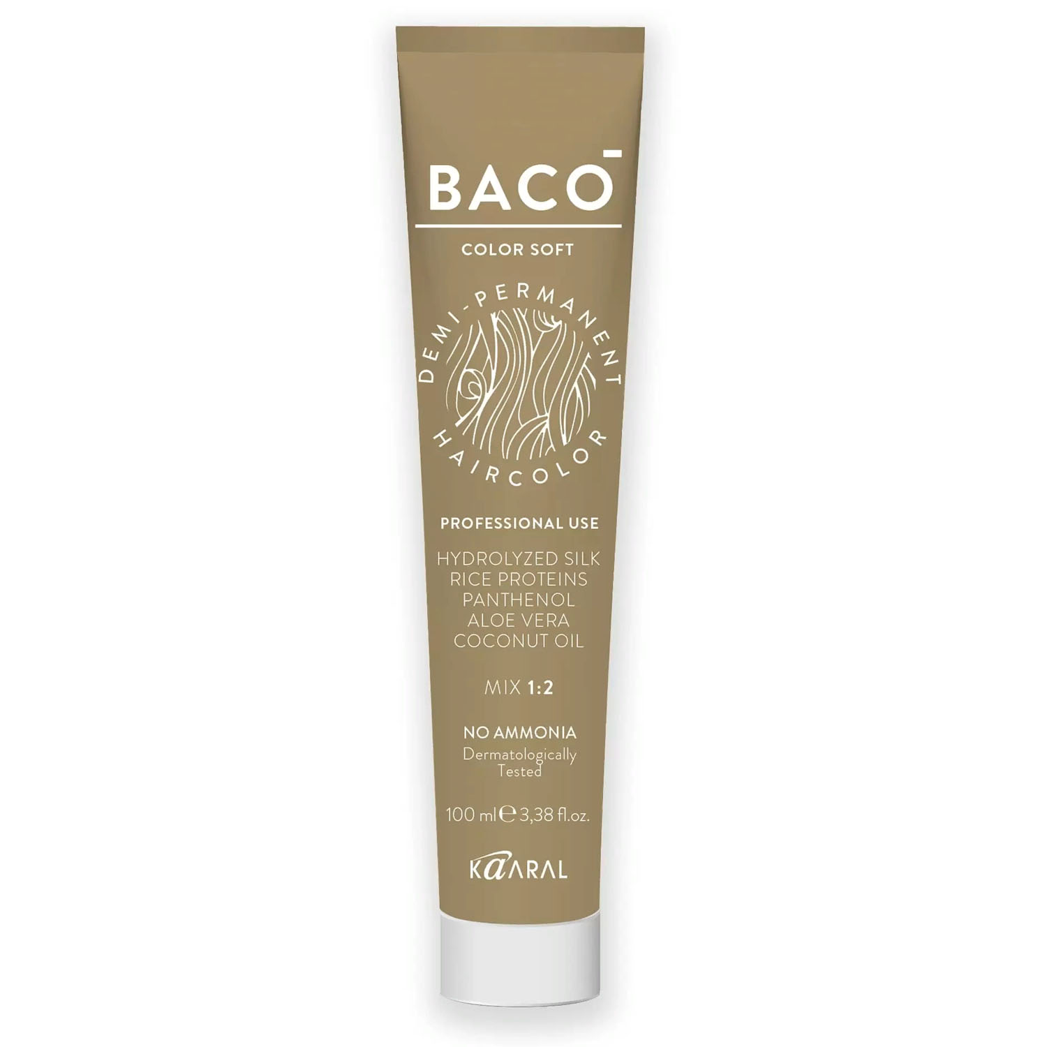 картинка 5.44 Стойкий безаммиачный краситель Baco Soft, светлый коричневый медный насыщенный, 100 мл от официального интернет-магазина Каарал