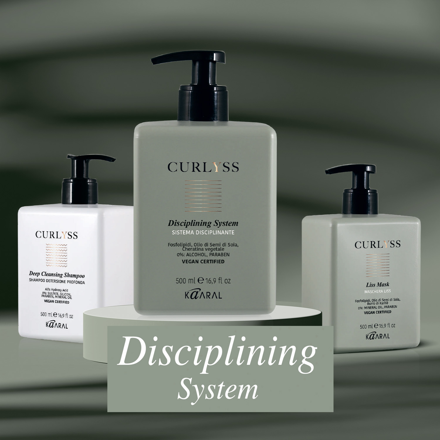 картинка Дисциплинирующий крем с Anti-frizz эффектом Disciplining System, 500 мл от официального интернет-магазина Каарал