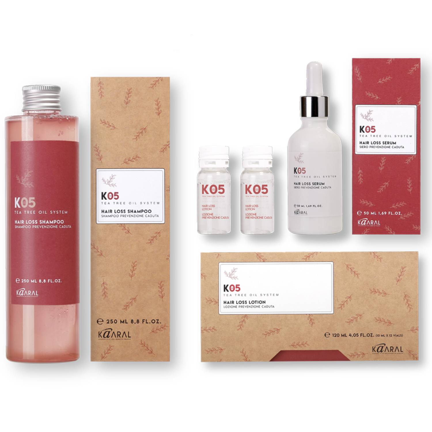 картинка Набор против выпадения волос K05 Hair Loss Tratment от официального интернет-магазина Каарал