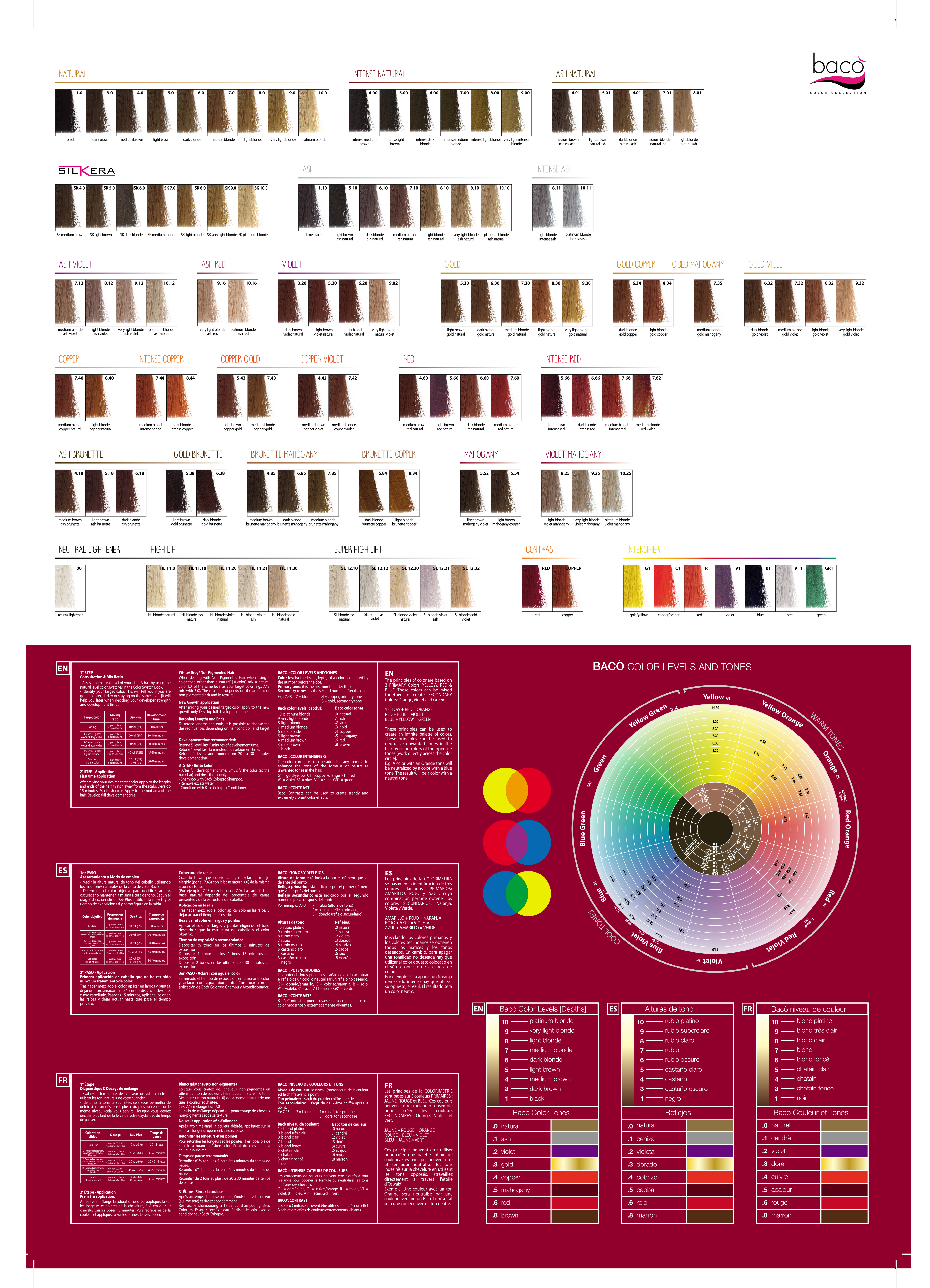 картинка 5.62 Стойкая крем-краска Baco Soft, светлый фиолетово-красный коричневый, 60 мл от официального интернет-магазина Каарал