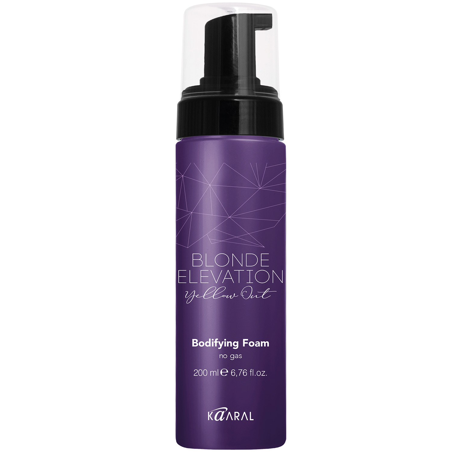 картинка Мусс для объема с фиолетовыми пигментами Blonde Elevation Yellow Out Bodifying Foam, 200 мл от официального интернет-магазина Каарал