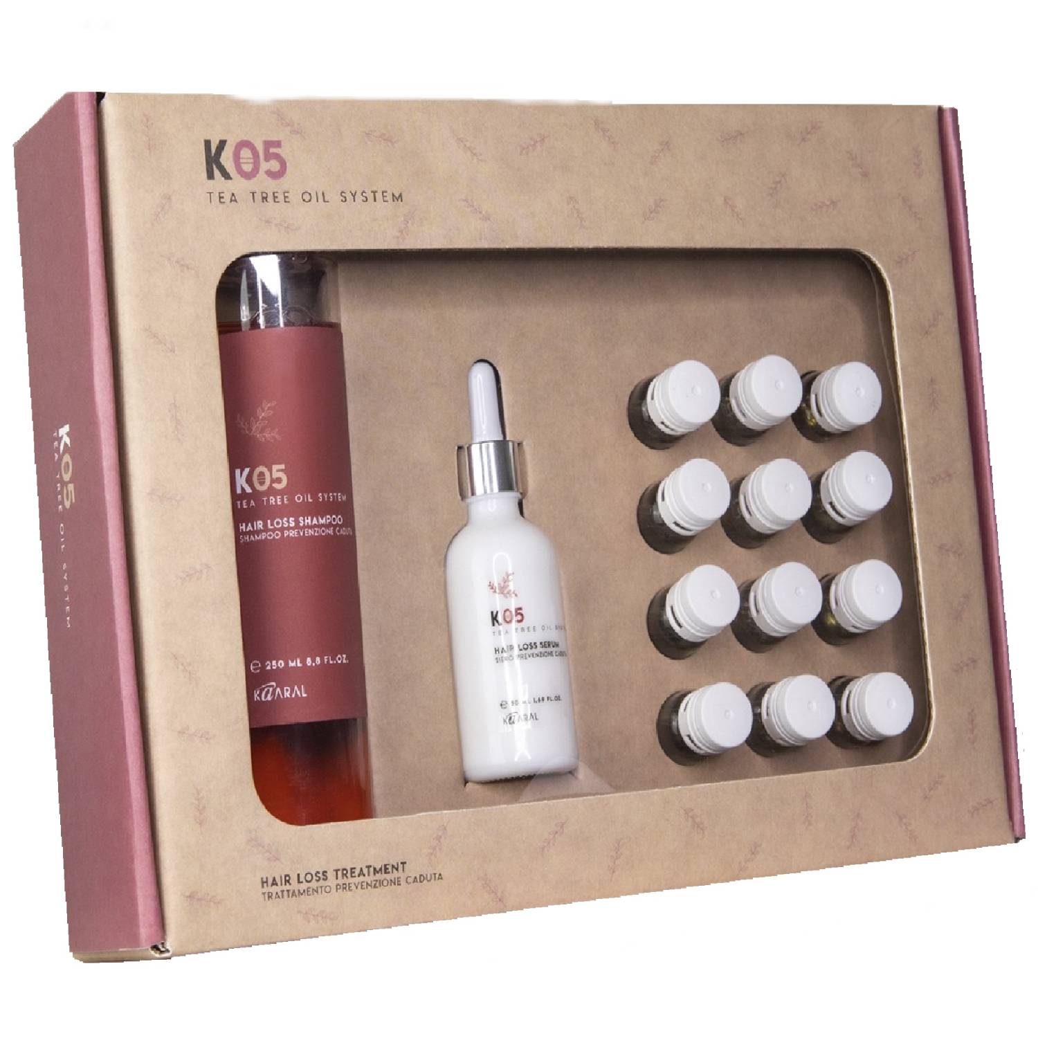 картинка Набор против выпадения волос K05 Hair Loss Tratment от официального интернет-магазина Каарал