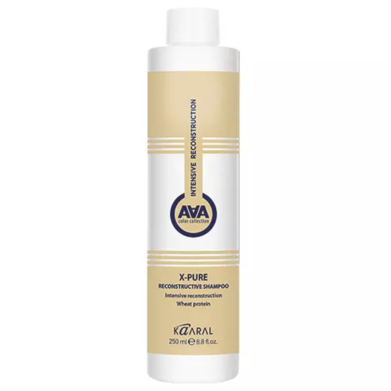 картинка Восстанавливающий шампунь для поврежденных волос с пшеничными протеинами X-Pure Reconstructive Shampoo, 250 мл от официального интернет-магазина Каарал