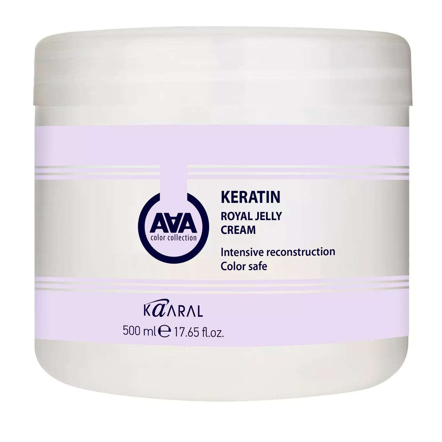 картинка Питательная крем-маска для восстановления окрашенных и химически обработанных волос Keratin Royal Jelly Cream, 500 мл от официального интернет-магазина Каарал