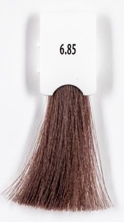 картинка 6.85 Стойкая крем-краска Baco Soft, коричнево-махагоновый темный блондин, 60 мл от официального интернет-магазина Каарал